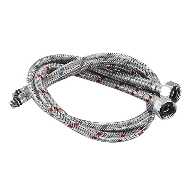 Flexible Hose Braided - قطعتان من أنابيب السباكة المرنة بطول