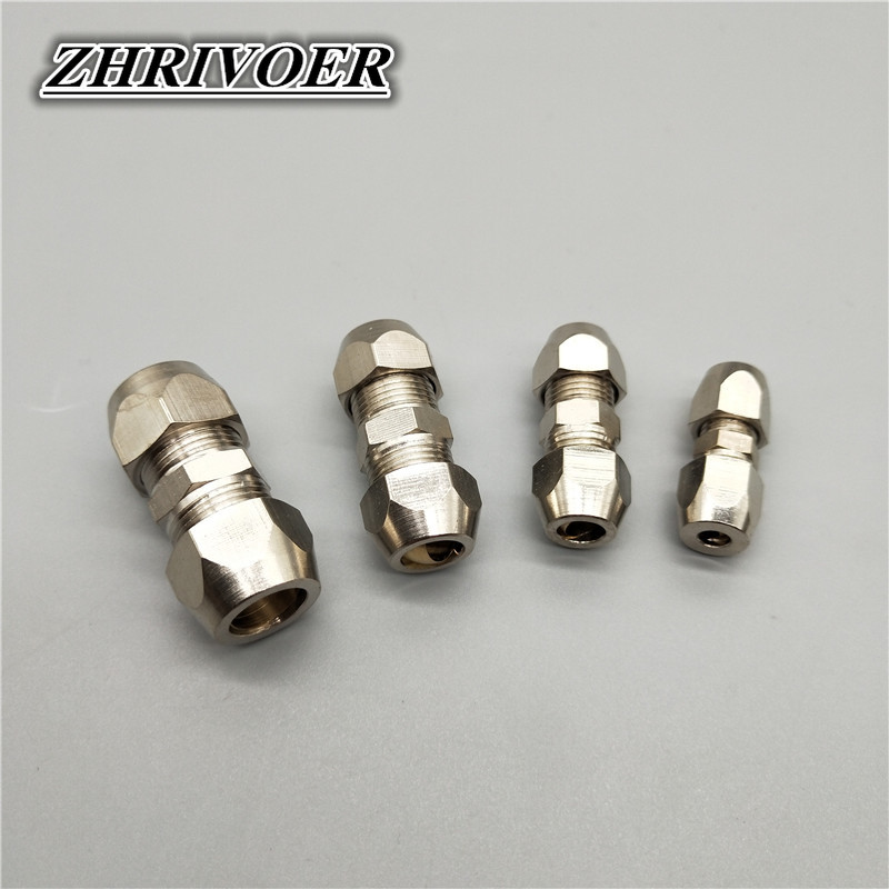 Compression Fitting Brass - ضغط الطويق أنبوب تركيب 4 6