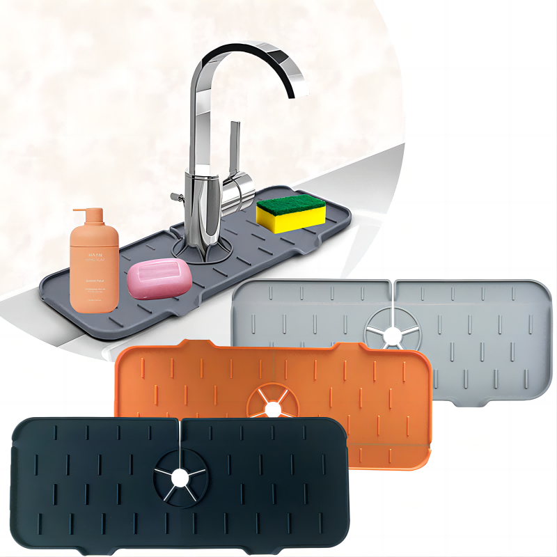 Silicone Tap Washer - أدوات مطبخ: وسادة سيليكون ماصة للماء