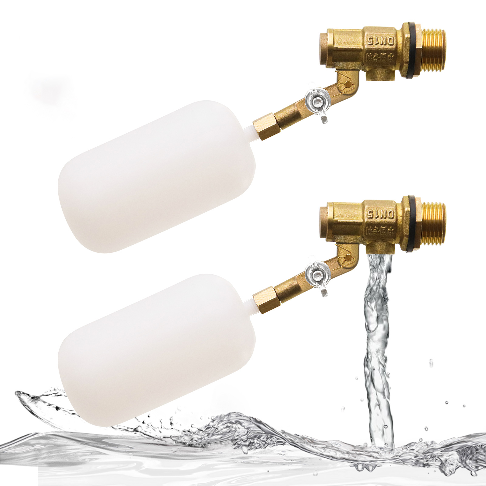 Float Ball Valve - كرة تعويم نحاسية مقاس 1/2 بوصة،