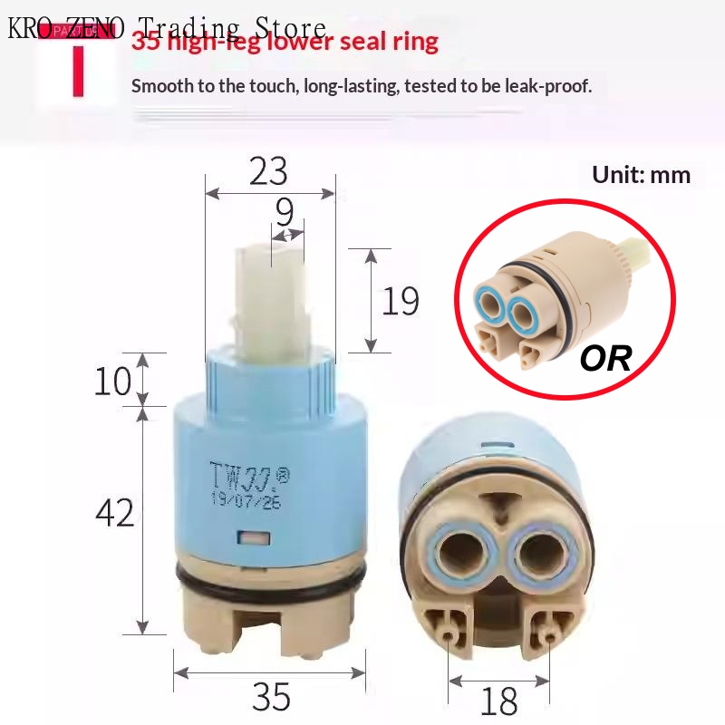 Basin Mixer Cartridge - 1 قطعة خراطيش بلاستيكية سيراميكية، خراطيش