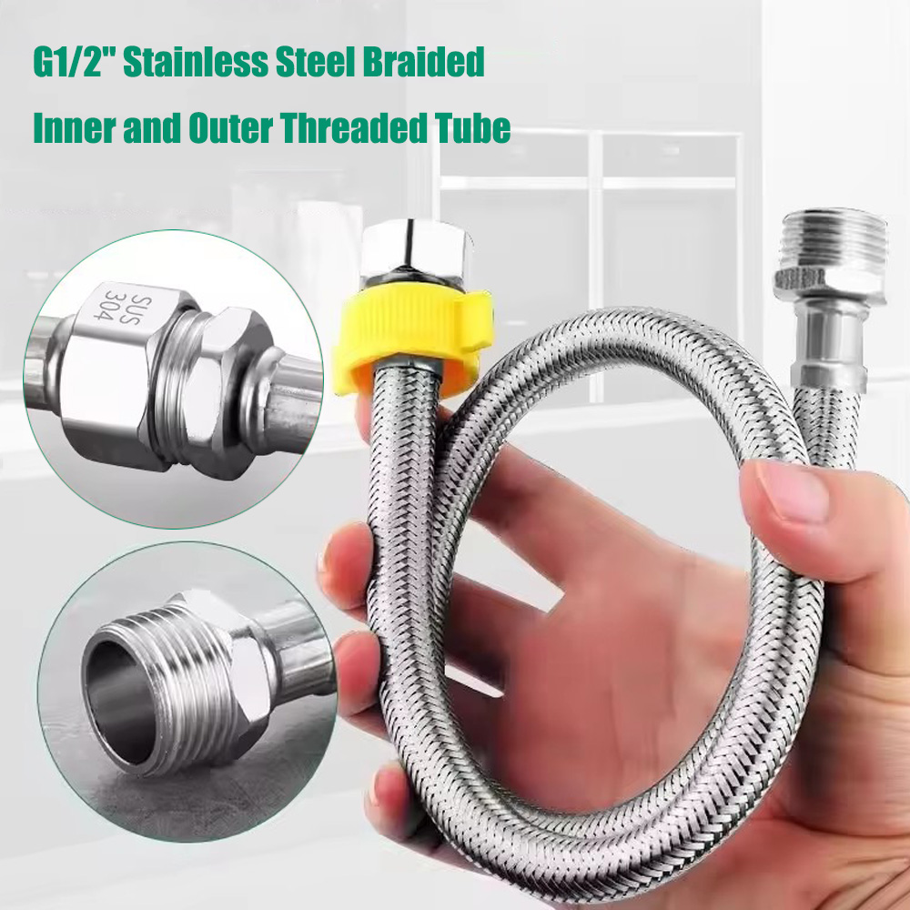 Flexible Hose Braided - خرطوم مرن مجدول من الفولاذ المقاوم
