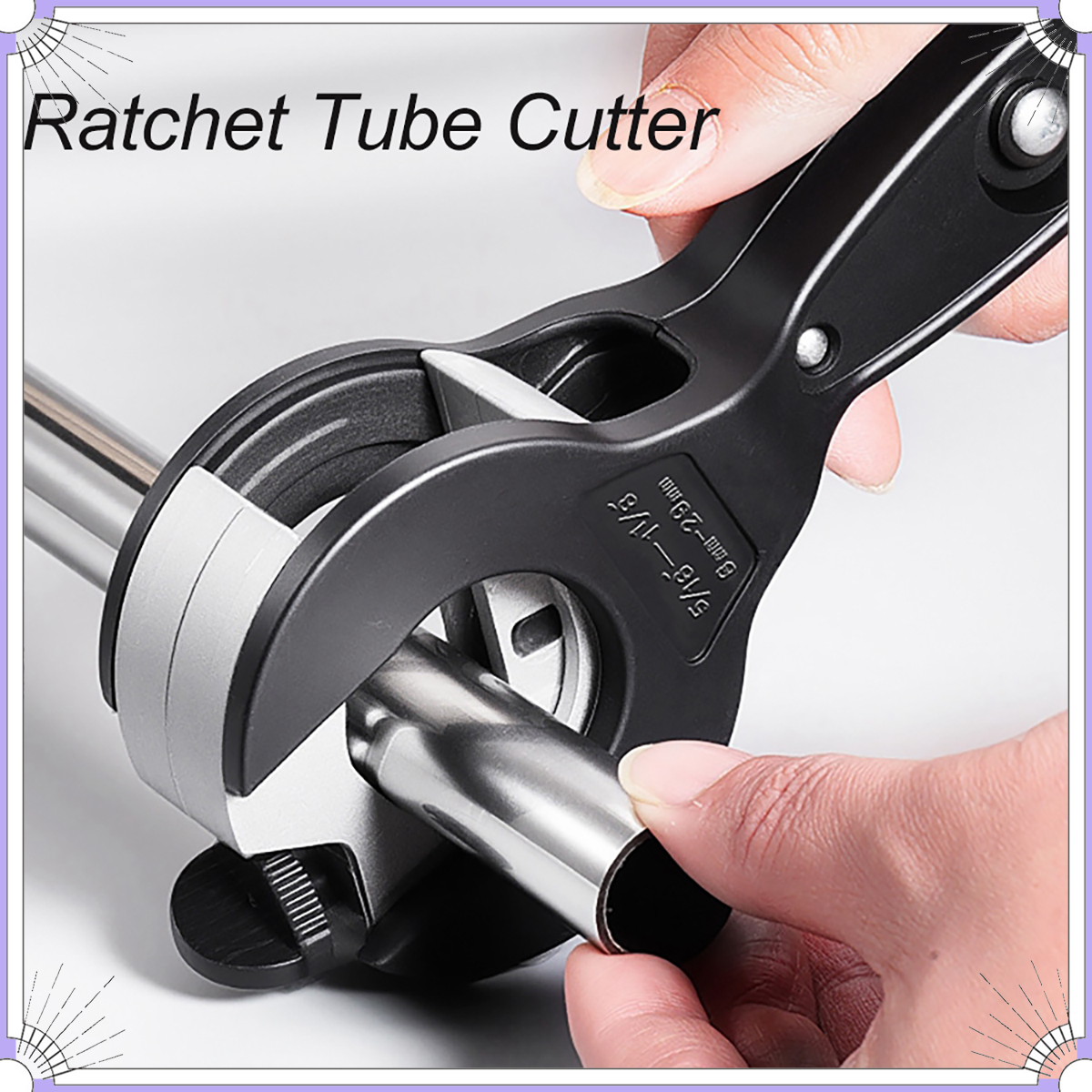 Pipe Cutter Ratchet - قاطع أنابيب عالمي بآلية الشد 8-29