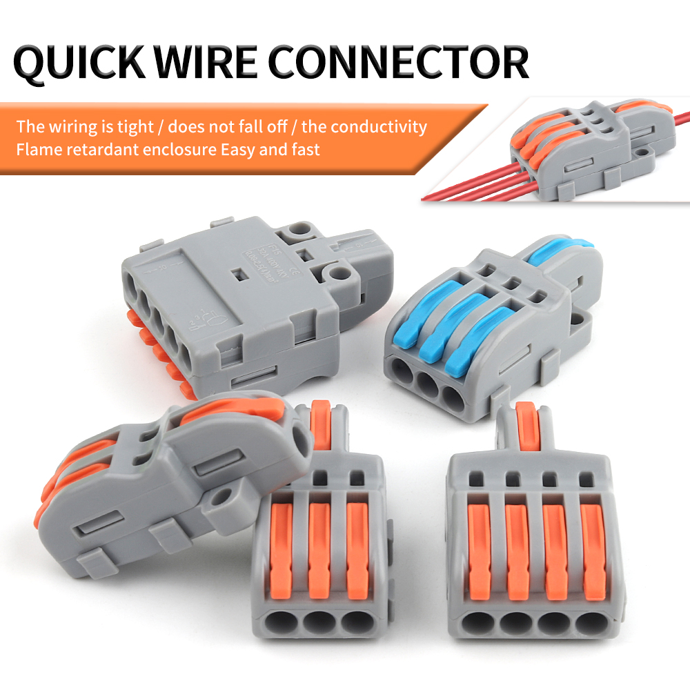 Push Fit Connector - 10/100 قطعة كابلات الموصلات الكهربائية 1