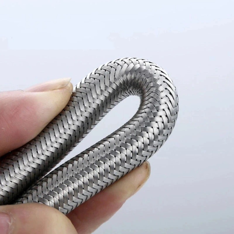 Flexible Hose Braided - 304 الفولاذ المقاوم للصدأ صنبور مضفر