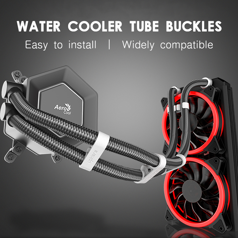 Plastic Pipe Clip - Jumpeak العالمي الكمبيوتر مبرد المياه أنبوب