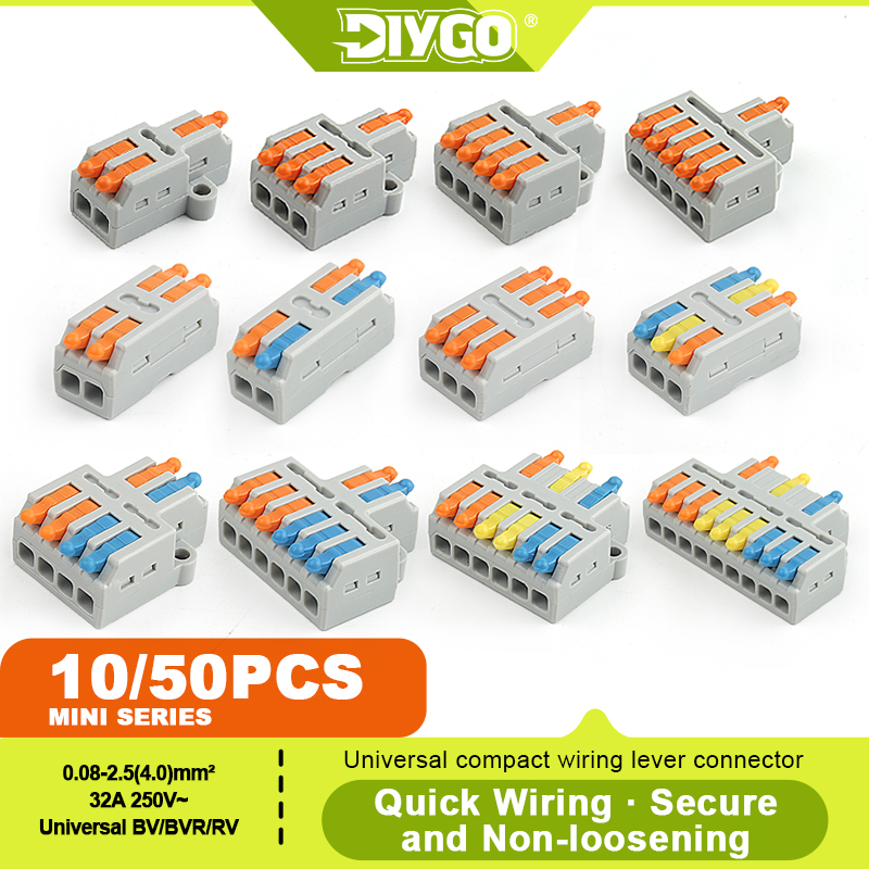 Push Fit Connector - موصل أسلاك عالمي سريع التركيب من