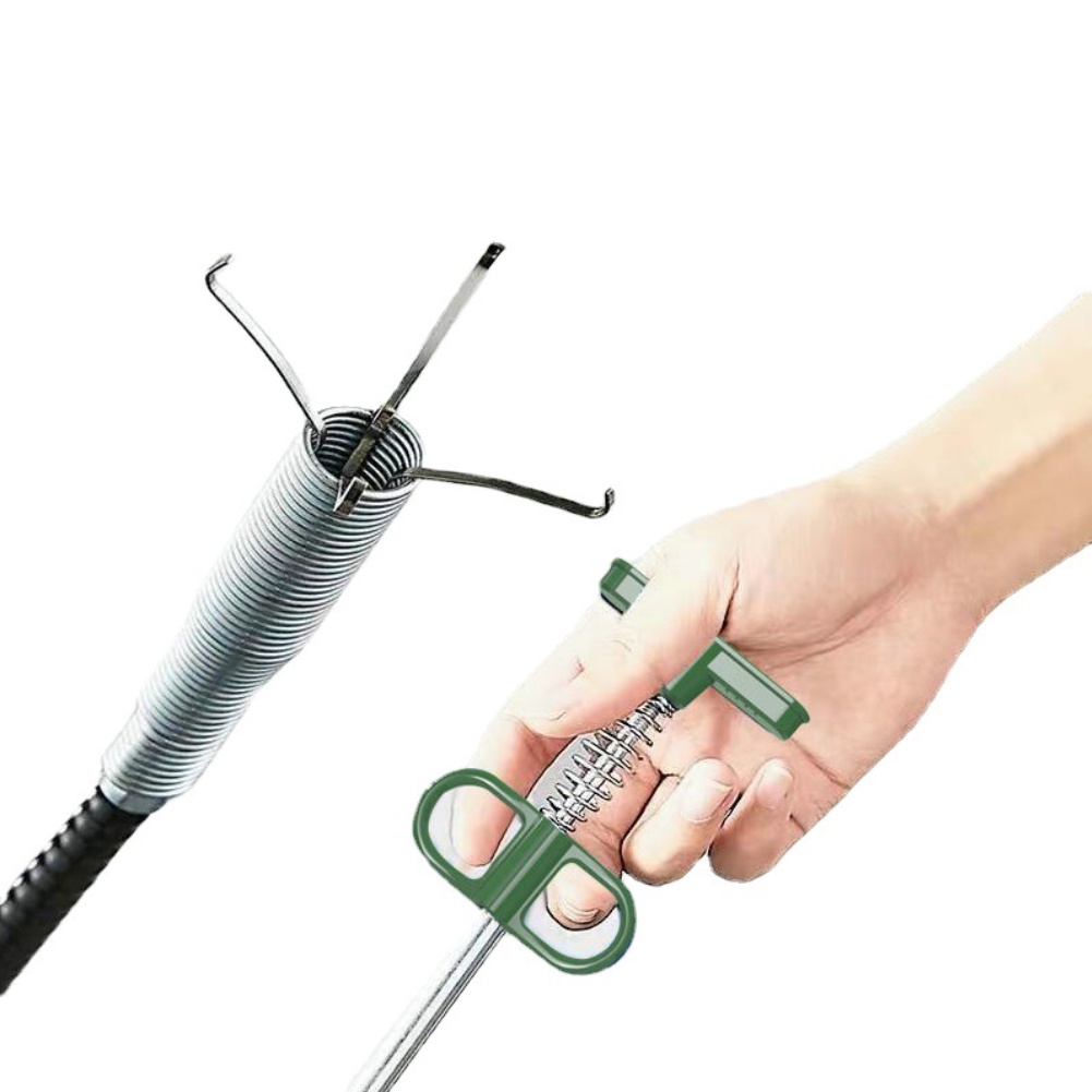 Drain Snake Flexible - أداة تسليك المجاري الخضراء لإزالة الشعر