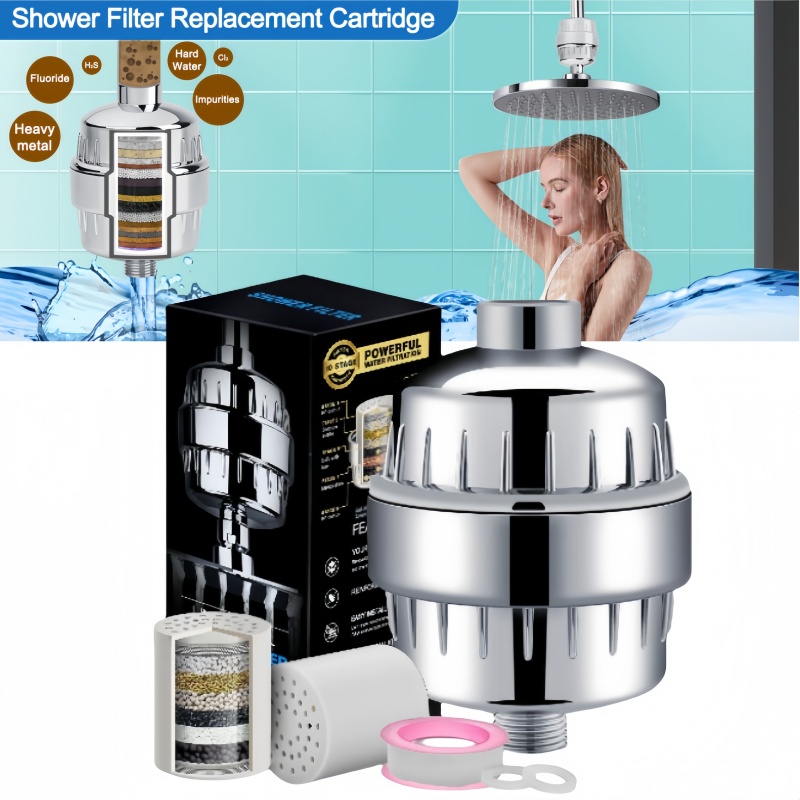 Shower Valve Cartridge - 15/20 مراحل فلتر رأس دش عالي