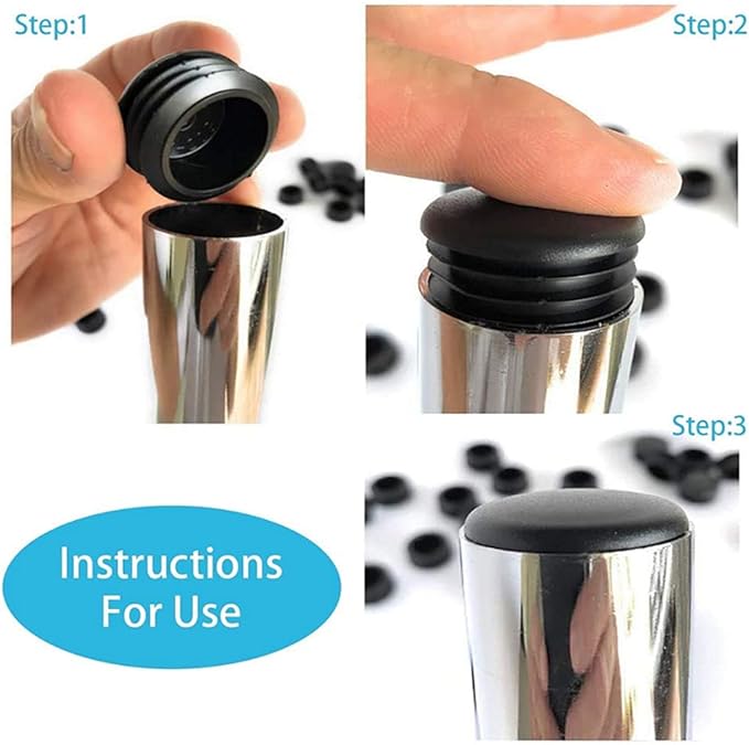 8 قطع من أغطية نهاية الأنابيب  - مراجعة Plastic Pipe Clip وسعره