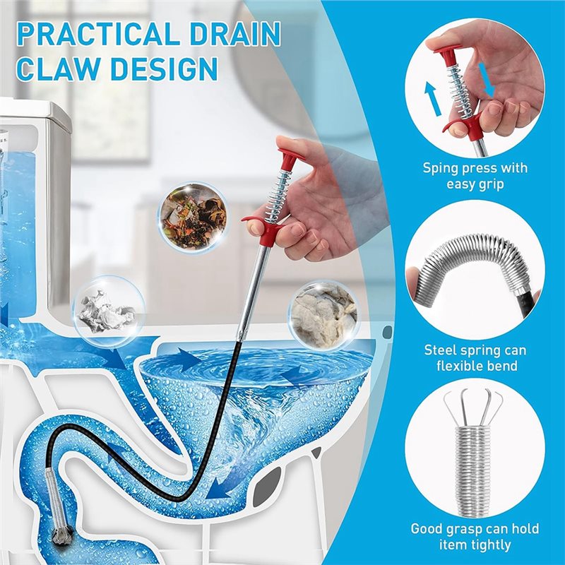 أداة إزالة الشعر من المجاري لل - مراجعة Drain Snake Flexible وسعره