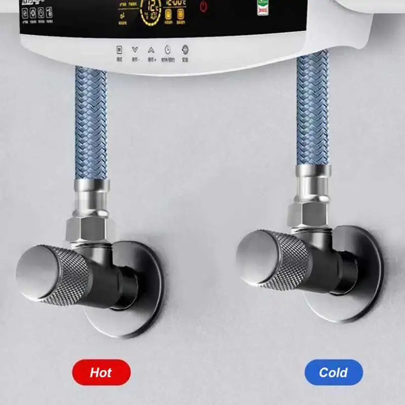صمام ثلاثي نحاسي G1/2 بمدخل صن - مراجعة Toilet Fill Valve وسعره