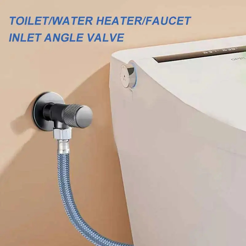 صمام ثلاثي نحاسي G1/2 بمدخل صن - مراجعة Toilet Fill Valve وسعره