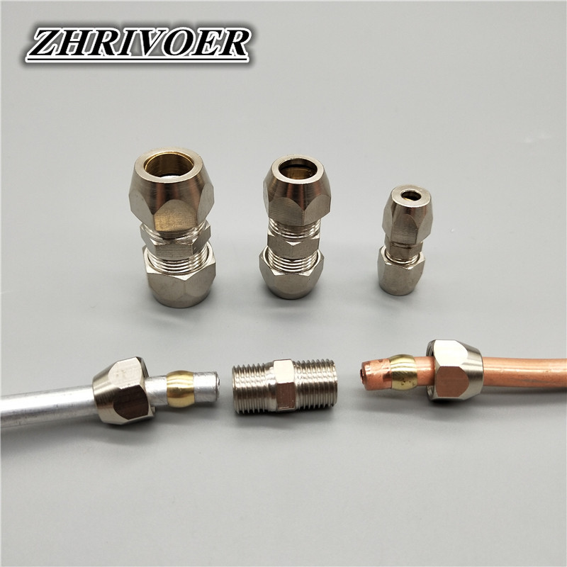 ضغط الطويق أنبوب تركيب 4 6 8 1 - مراجعة Compression Fitting Brass وسعره
