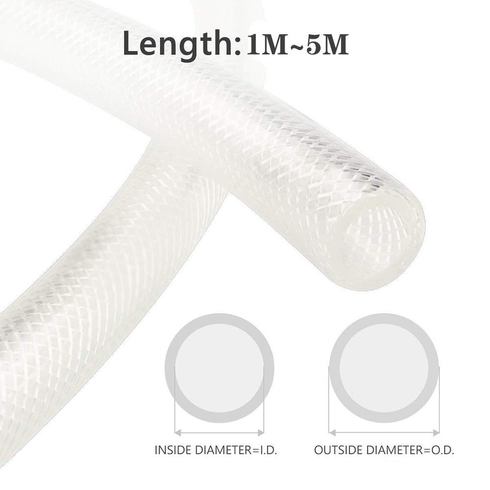 أنابيب فينيل PVC شفافة مضفرة ذ - مراجعة Flexible Hose Braided وسعره