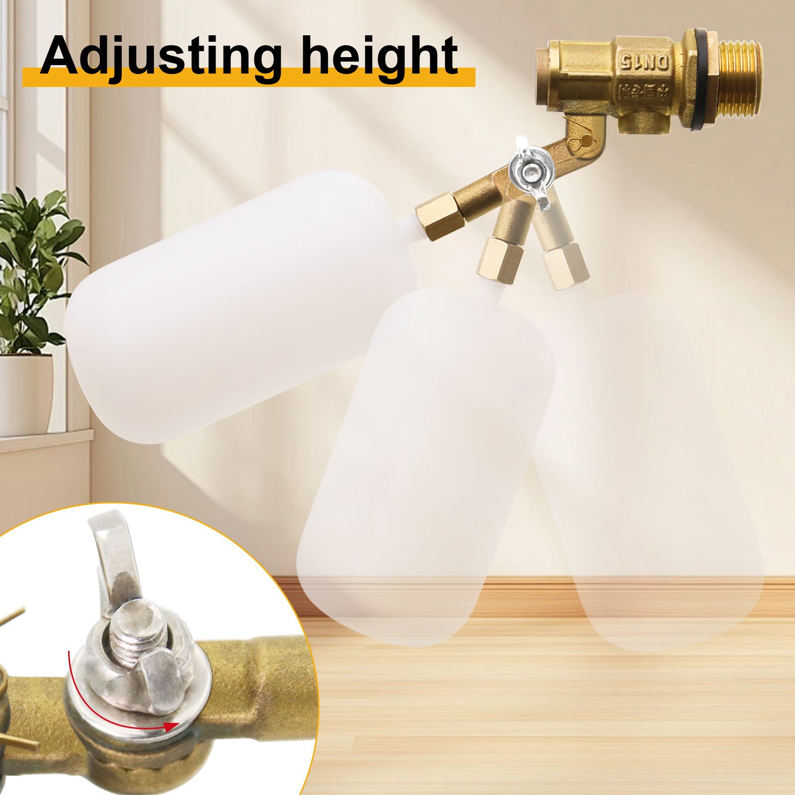 كرة تعويم نحاسية مقاس 1/2 بوصة - مراجعة Float Ball Valve وسعره