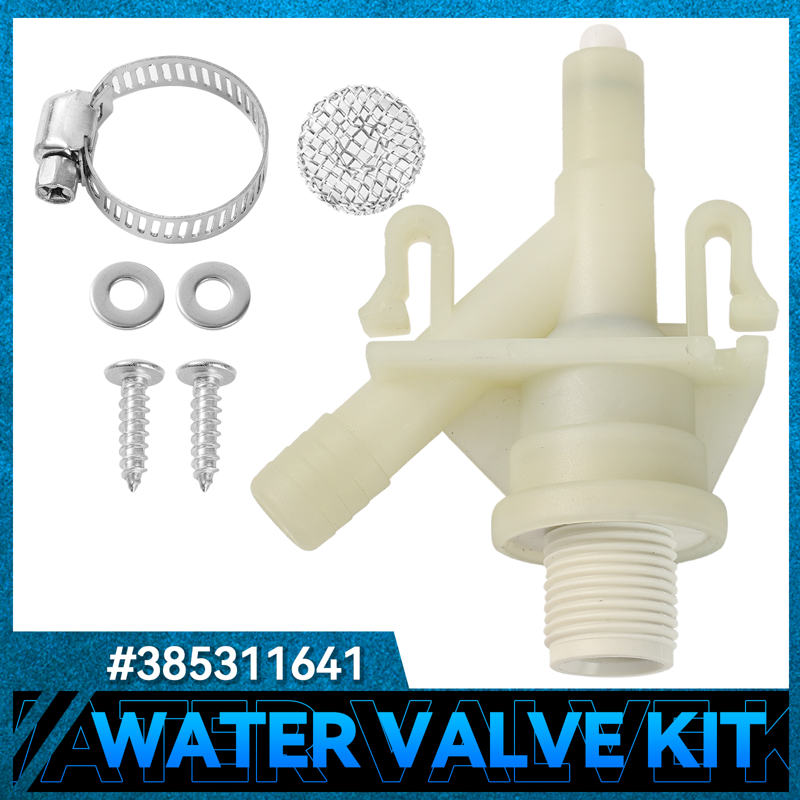طقم صمامات مياه بلاستيكية للتخ - مراجعة Toilet Fill Valve وسعره