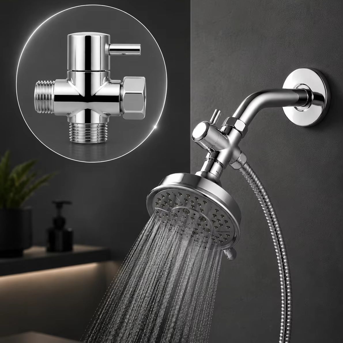 صمام تحويل دش ثلاثي الاتجاهات  - مراجعة Shower Valve Cartridge وسعره