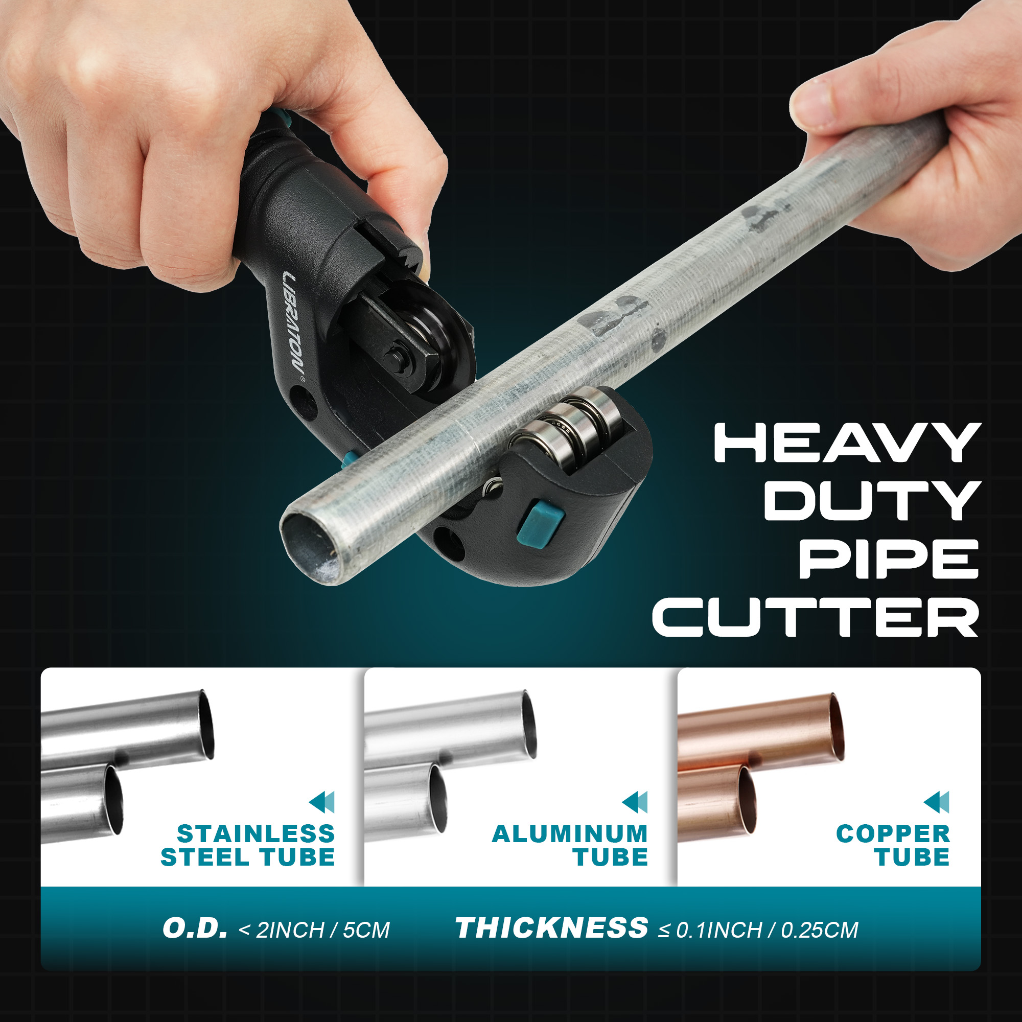 قاطع أنابيب LIBRATON مع شفرة و - مراجعة Pipe Cutter Ratchet وسعره