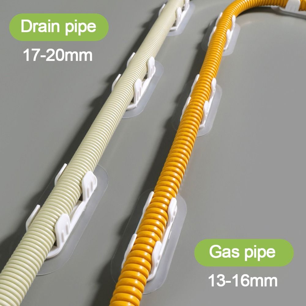 5 قطعة مشبك أنابيب بلاستيكية ا - مراجعة Drain Pipe Clip وسعره