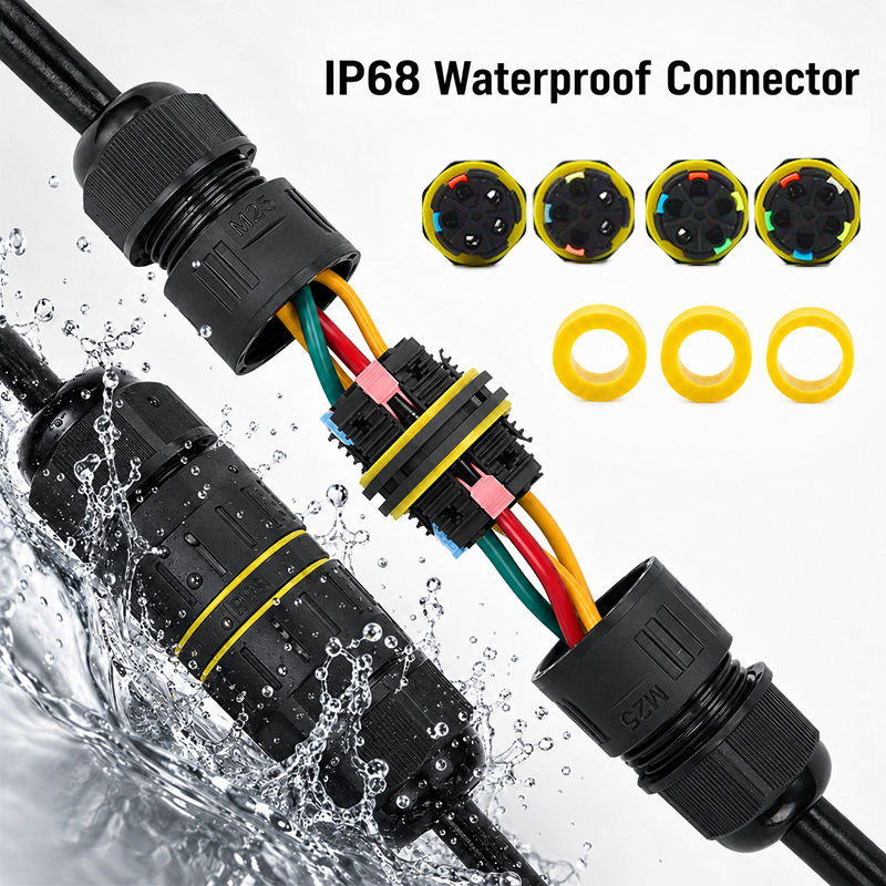 موصل أسلاك سريع مقاوم للماء IP - مراجعة Push Fit Connector وسعره