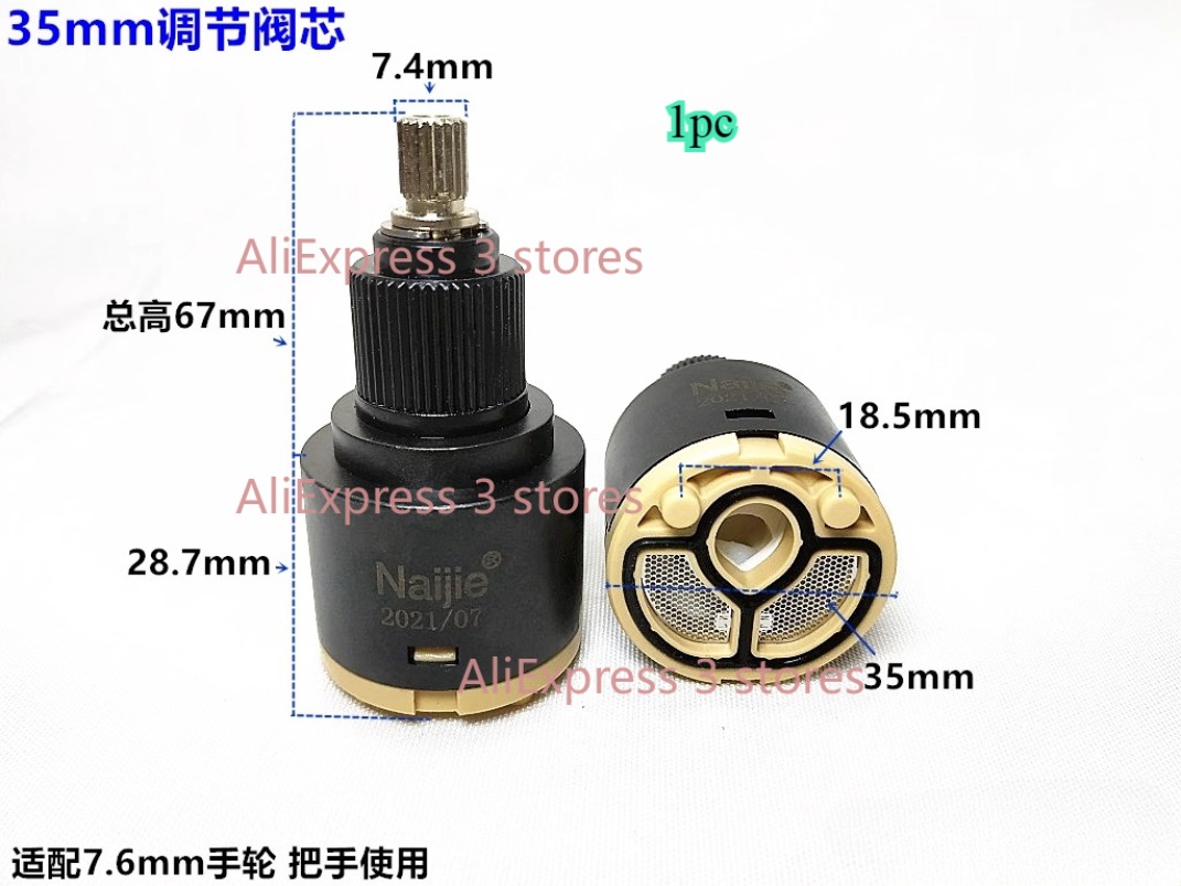 1 قطعة 28 مللي متر/35 مللي متر - مراجعة Basin Mixer Cartridge وسعره