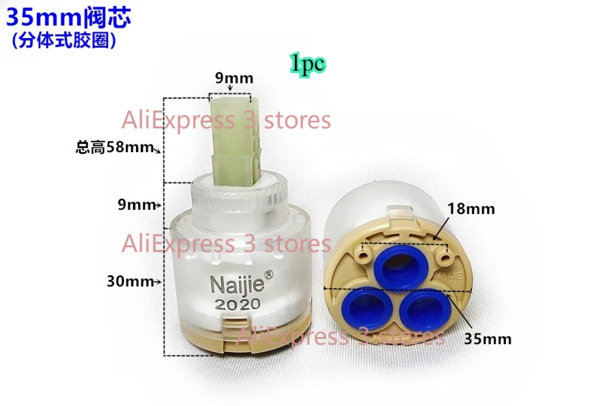 1 قطعة 28 مللي متر/35 مللي متر - مراجعة Basin Mixer Cartridge وسعره