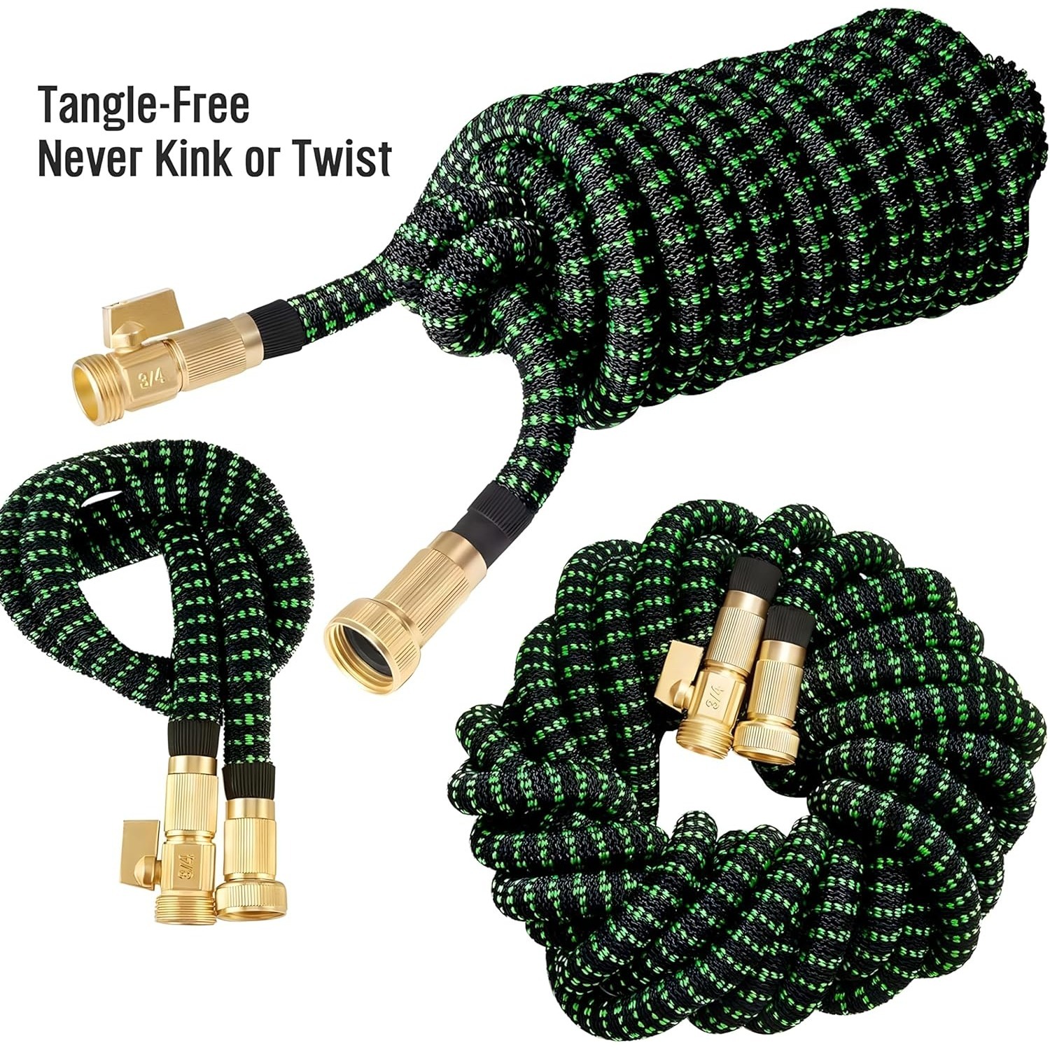 خرطوم حديقة غير قابل للتوسيع م - مراجعة Flexible Hose Braided وسعره