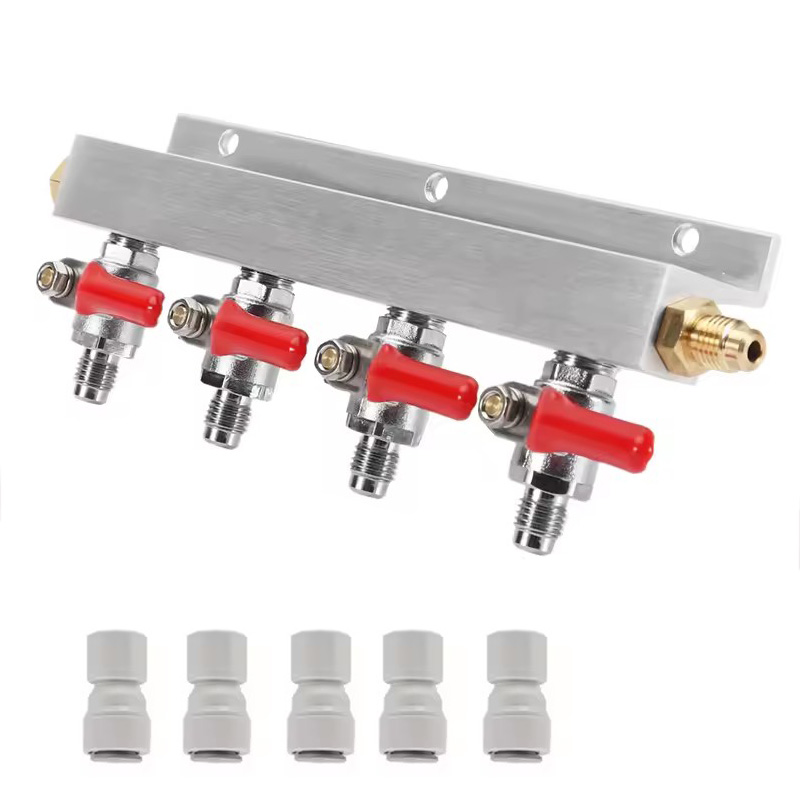 موزع غاز رباعي الاتجاهات من IM - مراجعة Push Fit Connector وسعره