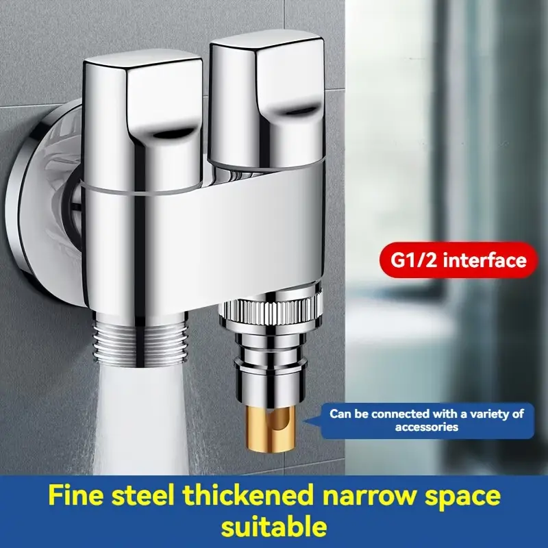 صنبور بمخرج مزدوج من الفولاذ ا - مراجعة Toilet Fill Valve وسعره
