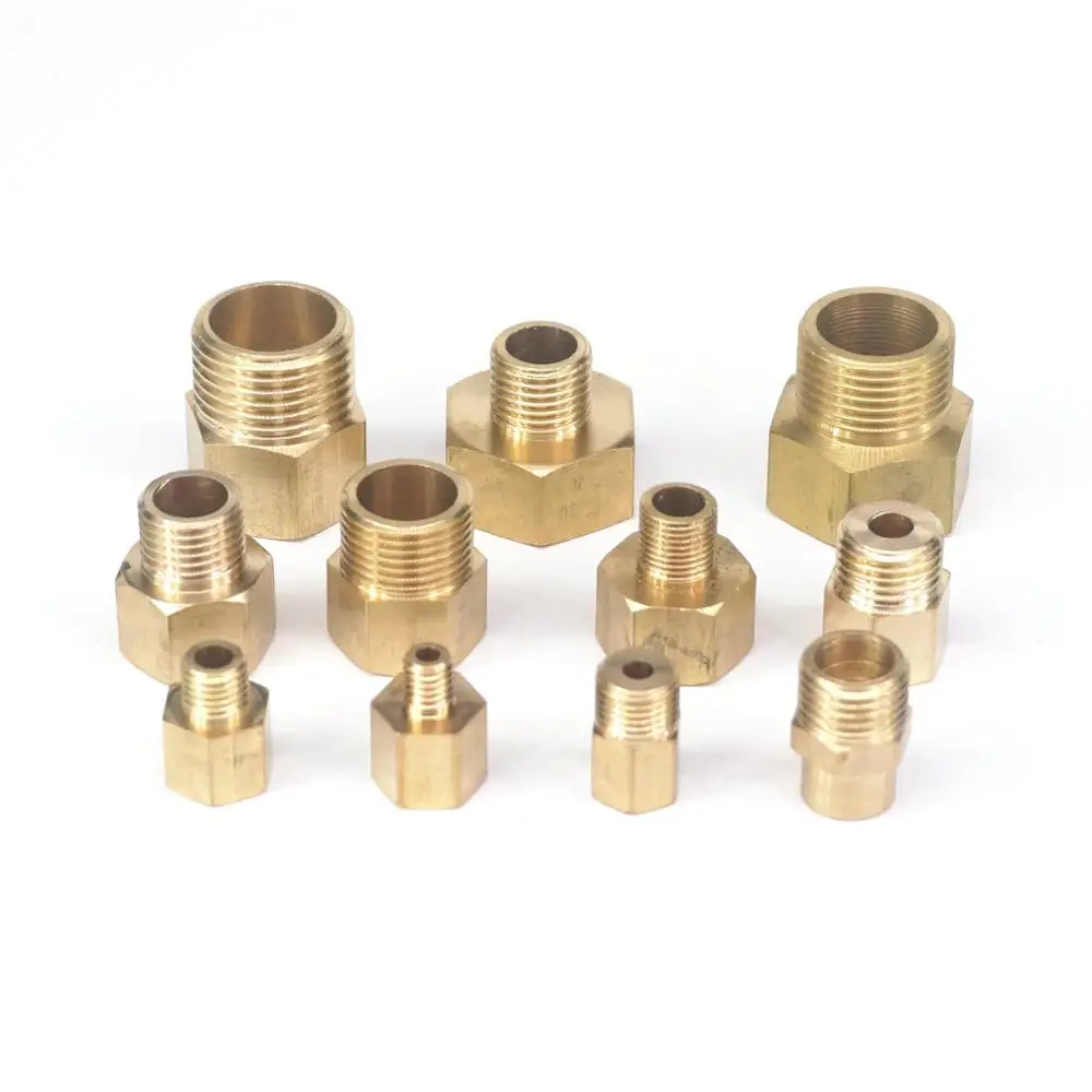 2 قطعة M14x1 M14x1.5 M16x1.5 ا - مراجعة Compression Fitting Brass وسعره