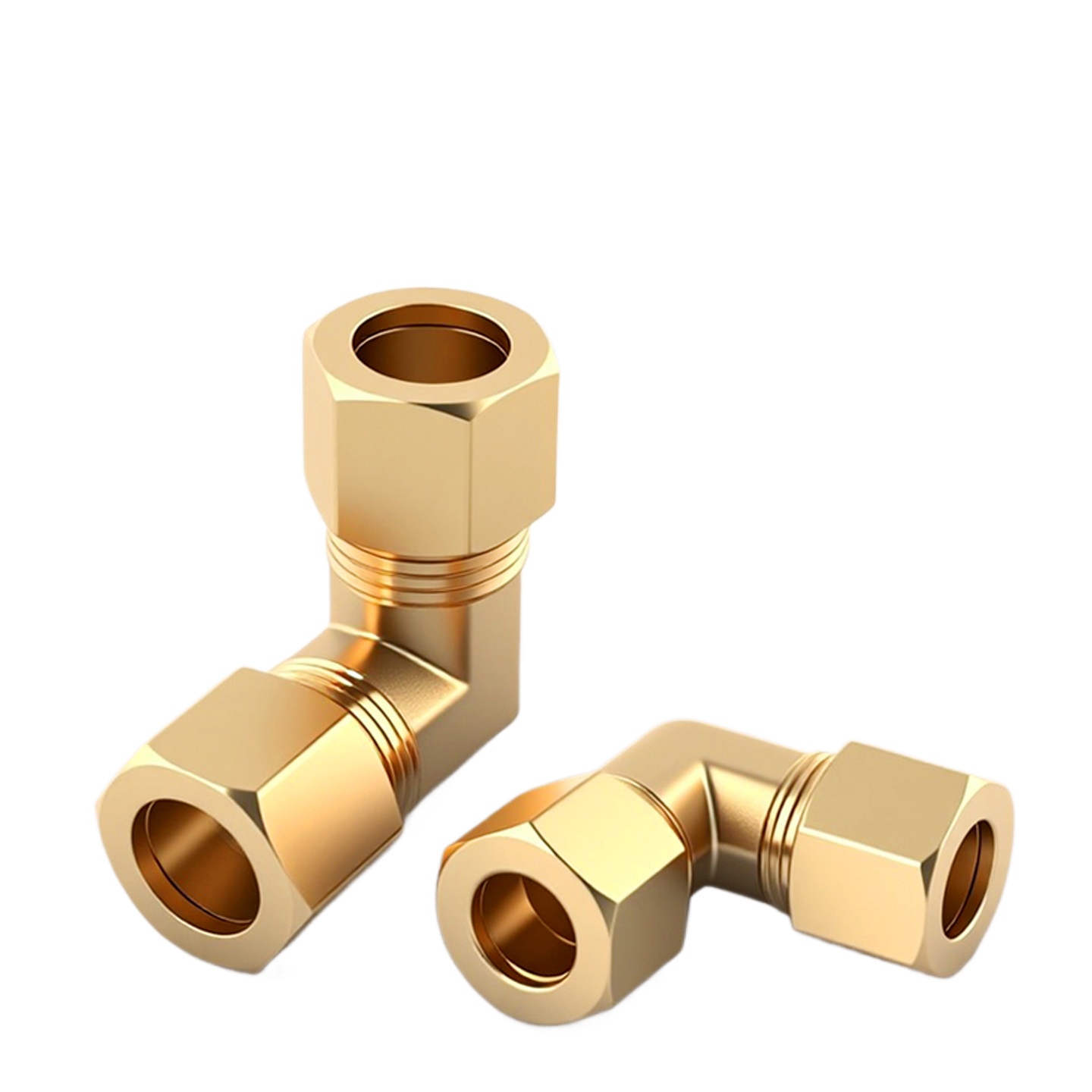 وصلة أنبوب نحاسية بزاوية 90 در - مراجعة Compression Fitting Brass وسعره
