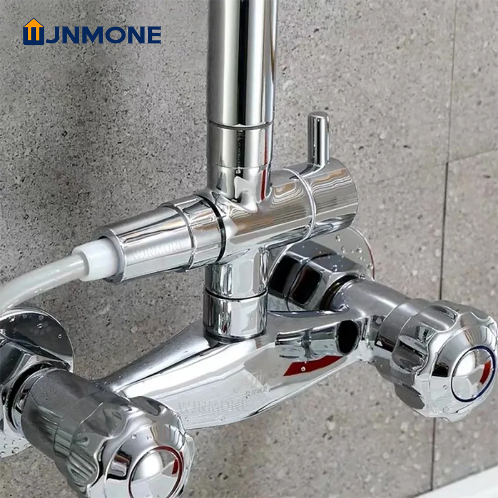أسود فضي 3 طريقة T-محول صمام ت - مراجعة Shower Valve Cartridge وسعره