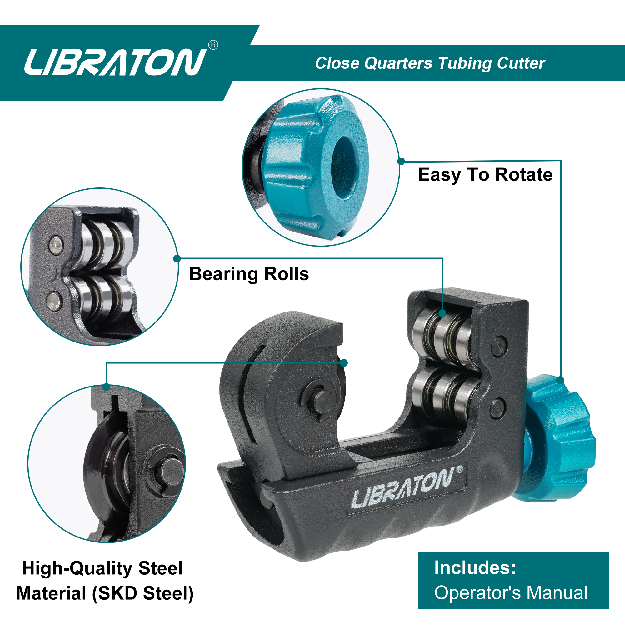 ليبراتون أنابيب القاطع 4 مللي  - مراجعة Pipe Cutter Ratchet وسعره