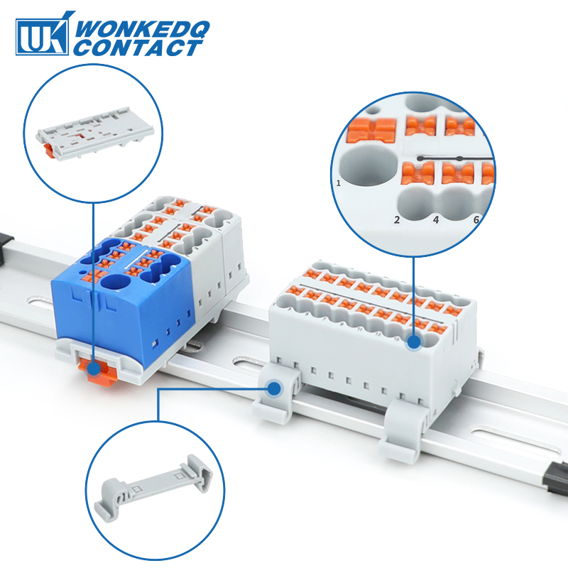 كتلة التوزيع PTFIX 2.5mm2 2/4/ - مراجعة Push Fit Connector وسعره