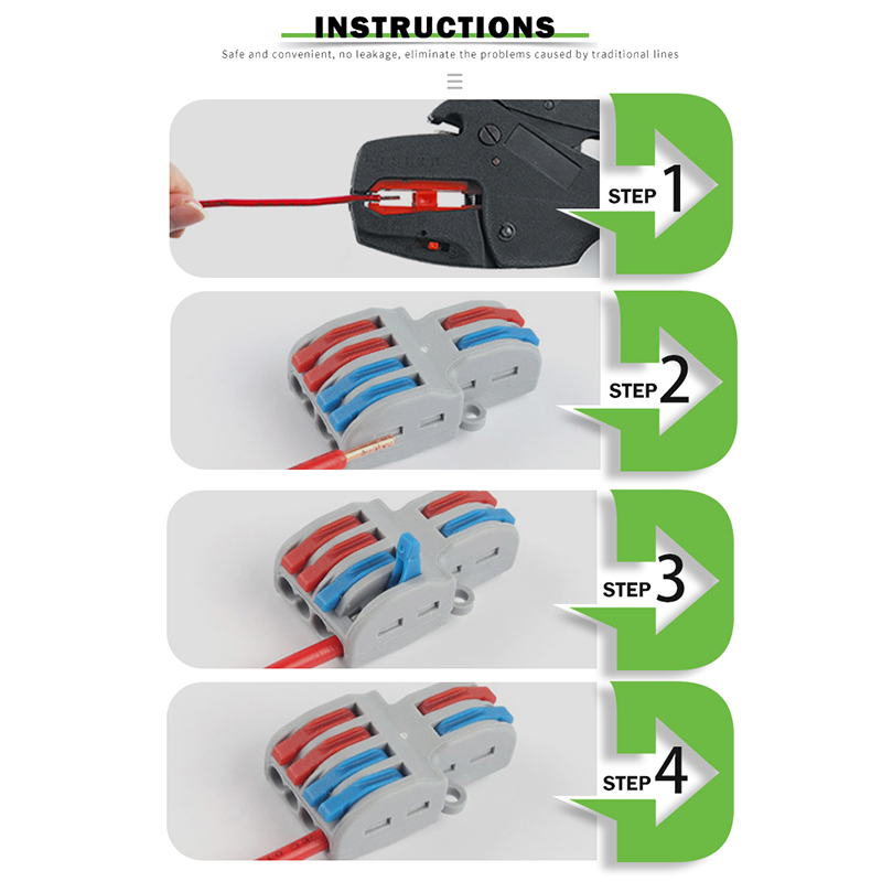 SPL42/62/82/102 موصل سلك كهربا - مراجعة Push Fit Connector وسعره