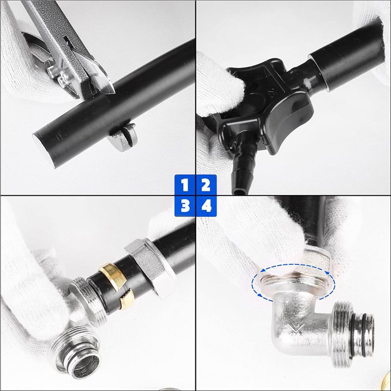 【لقاءات العائلة】4 قطع من وصلات - مراجعة Compression Fitting Brass وسعره
