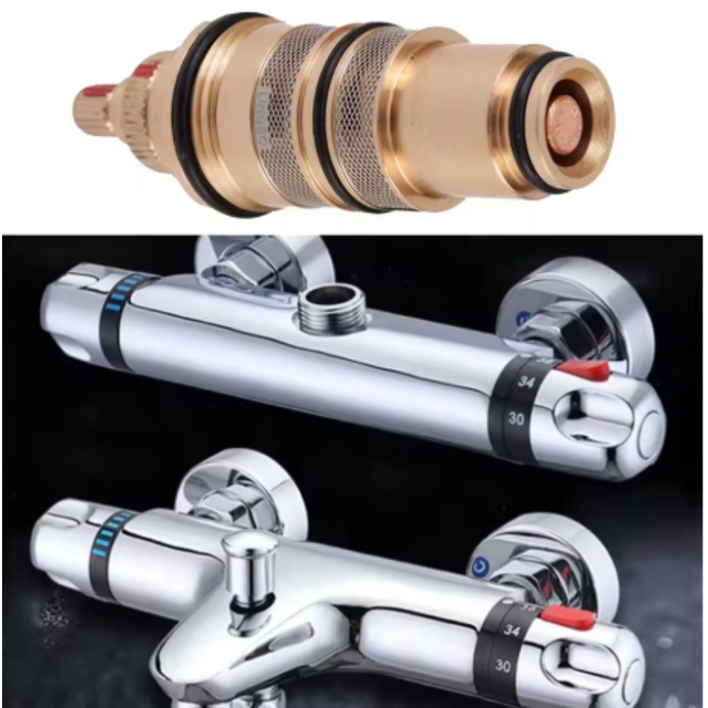طقم استبدال خرطوشة الدش النحاس - مراجعة Shower Valve Cartridge وسعره