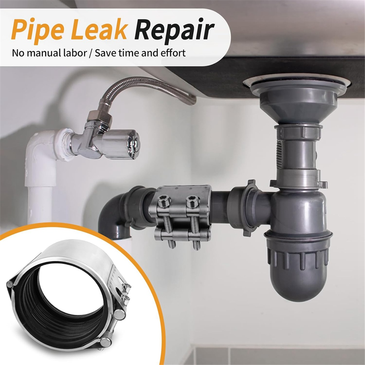 مجموعة مشابك إصلاح الأنابيب A0 - مراجعة Plastic Pipe Clip وسعره