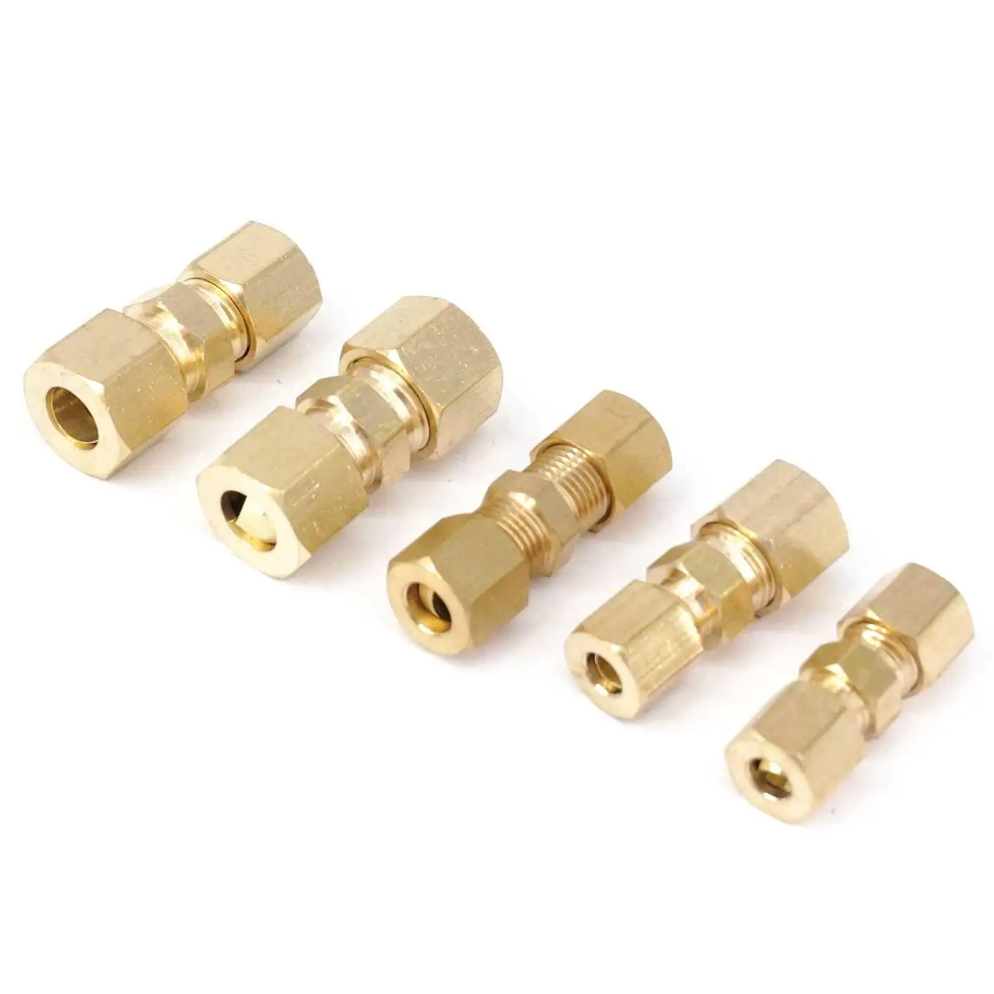 ضغط المناسب صالح أنبوب O.D 1/8 - مراجعة Compression Fitting Brass وسعره