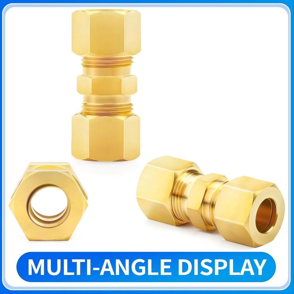 وصلة ضغط نحاسية مستقيمة متعددة - مراجعة Compression Fitting Brass وسعره