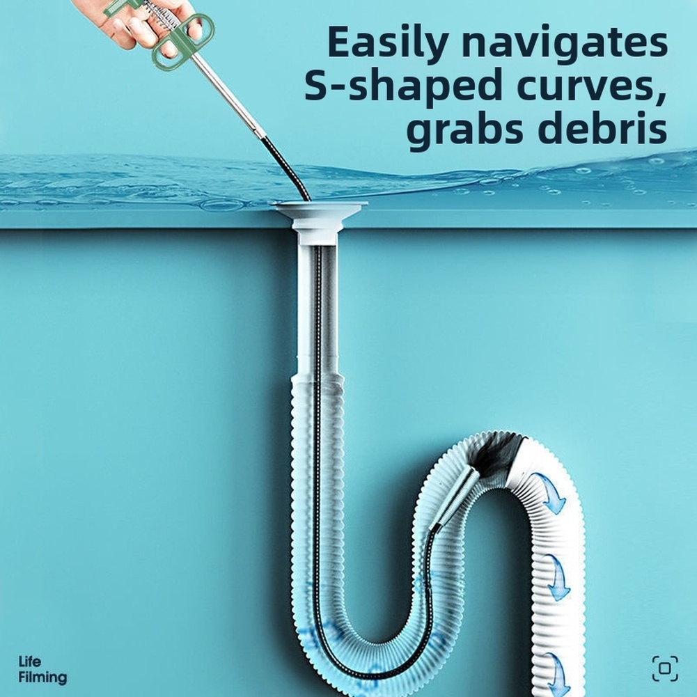 أداة تسليك المجاري الخضراء لإز - مراجعة Drain Snake Flexible وسعره