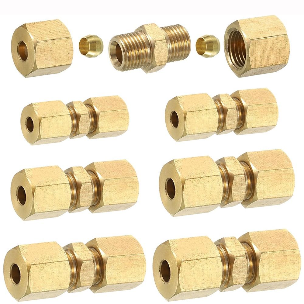 وصلات ضغط نحاسية 4 5 6 8 10 12 - مراجعة Compression Fitting Brass وسعره