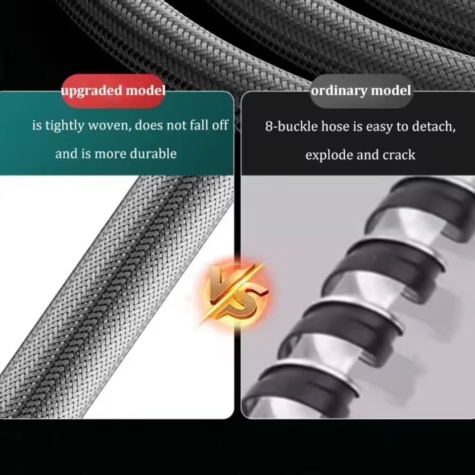خرطوم استحمام مجدول من النايلو - مراجعة Flexible Hose Braided وسعره