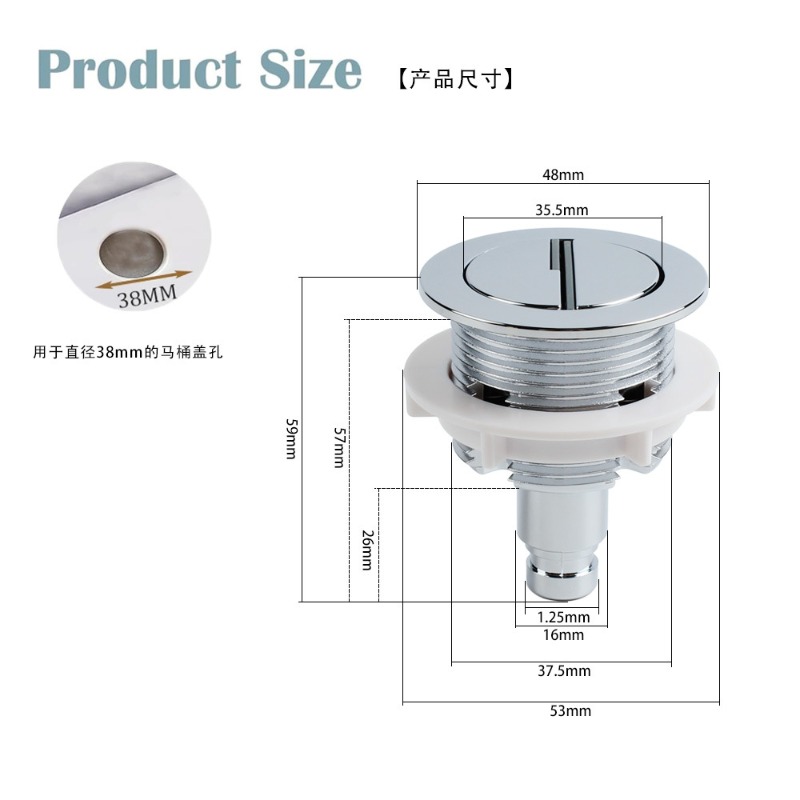طقم صمام تدفق مزدوج يتم التحكم - مراجعة Toilet Fill Valve وسعره