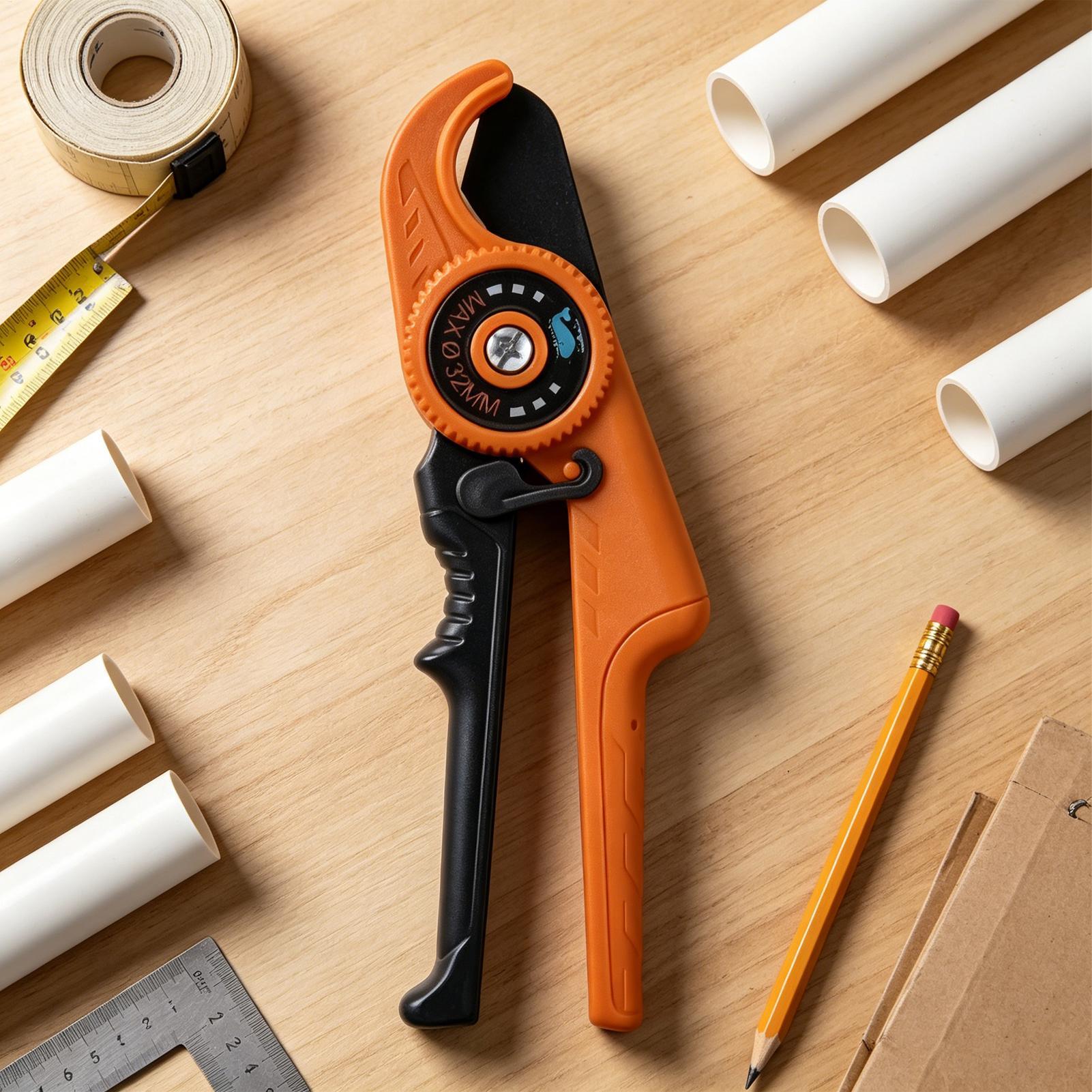 مقص أنابيب PVC بآلية الشد، مقص - مراجعة Pipe Cutter Ratchet وسعره
