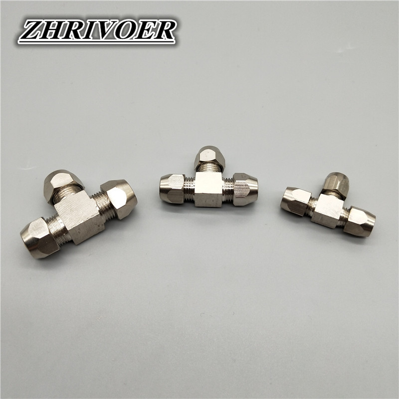 1 قطعة تركيبات تعمل بالهواء ال - مراجعة Compression Fitting Brass وسعره