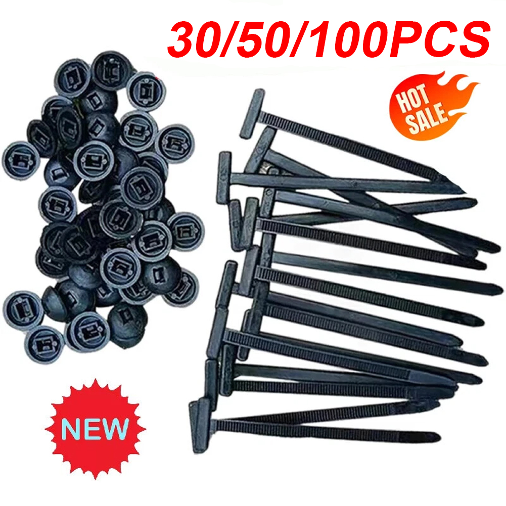200/100/50 قطعة من أربطة الكاب - مراجعة Plastic Pipe Clip وسعره