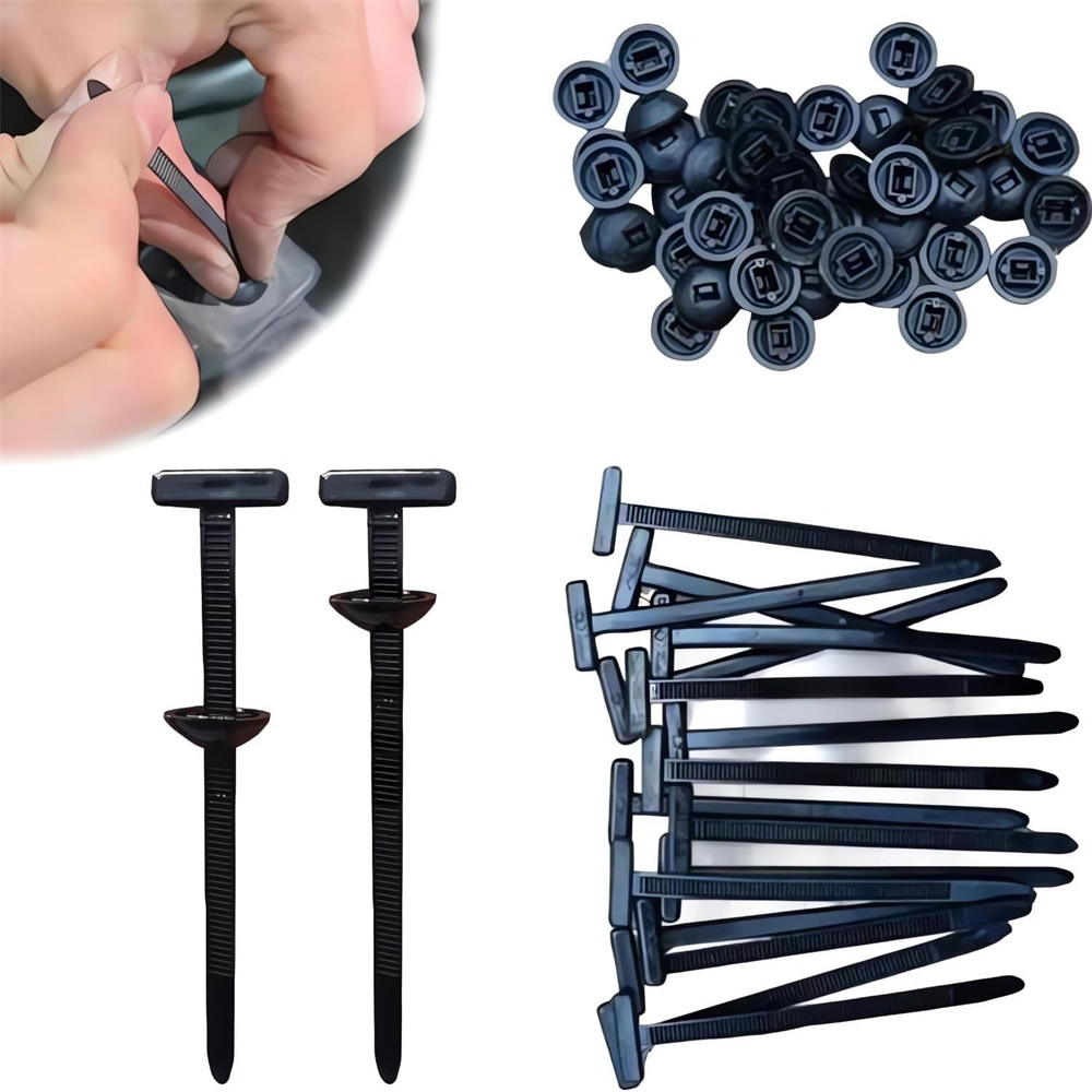 200/100/50 قطعة من أربطة الكاب - مراجعة Plastic Pipe Clip وسعره